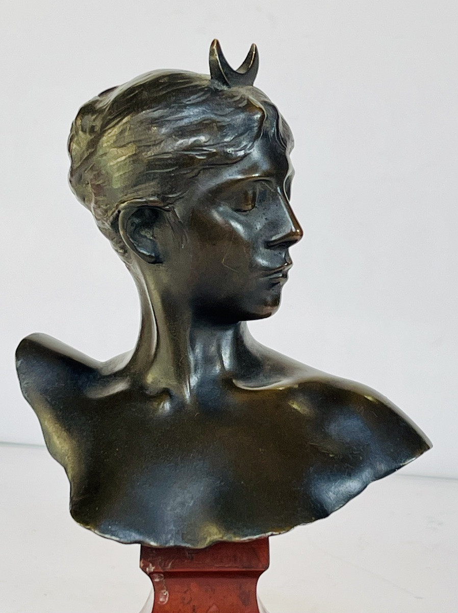 Bronze Diane Chasseresse - Alexandre FALGUIÈRE-photo-7